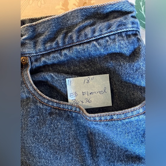 Vintage Flannel‎ Lined Jeans - Picture 5 of 7